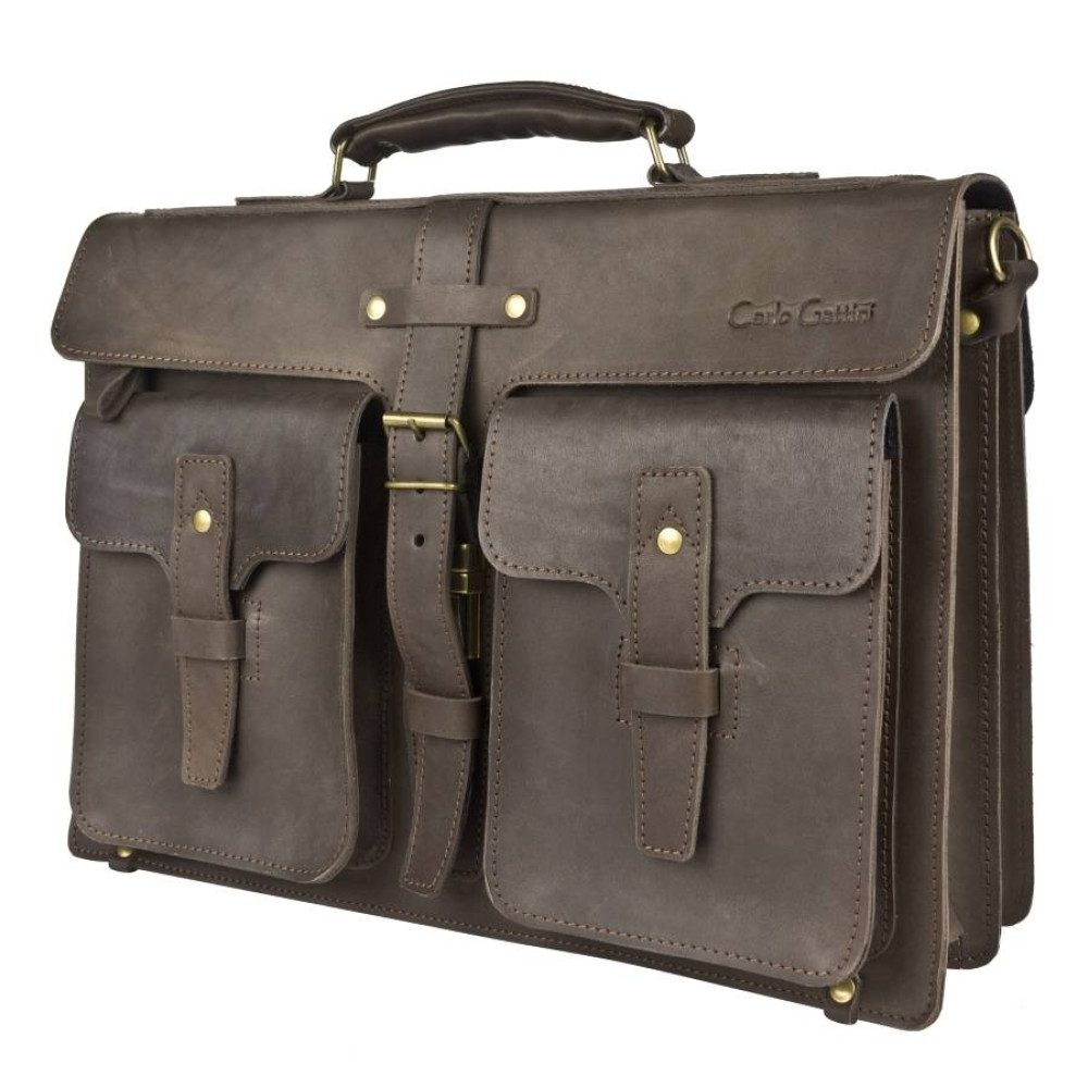 Кожаный портфель Inferiore brown (арт. 2033-31) Кожаный портфель Inferiore brown (арт. 2033-31)
