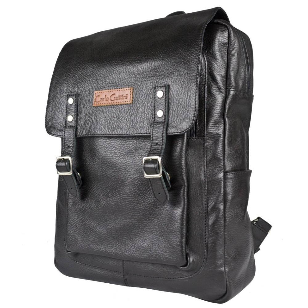 Кожаный рюкзак Montalfano black (арт. 3065-01) Кожаный рюкзак Montalfano black (арт. 3065-01)