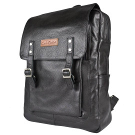 Кожаный рюкзак Montalfano black (арт. 3065-01)