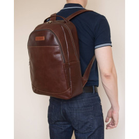 Кожаный рюкзак Faltona dark terracotta 