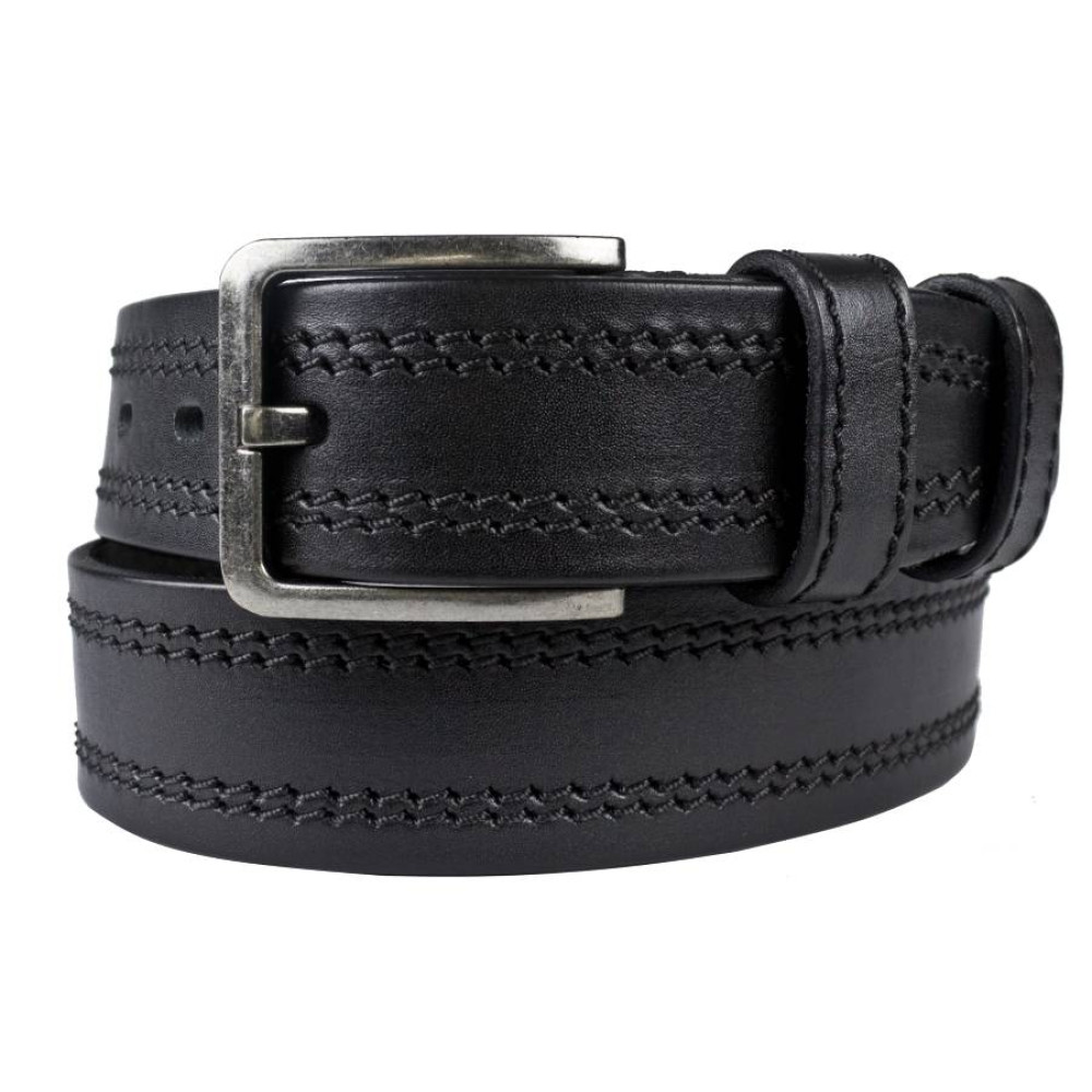 Кожаный ремень Folcata black (арт. 9052-01) Кожаный ремень Folcata black (арт. 9052-01)