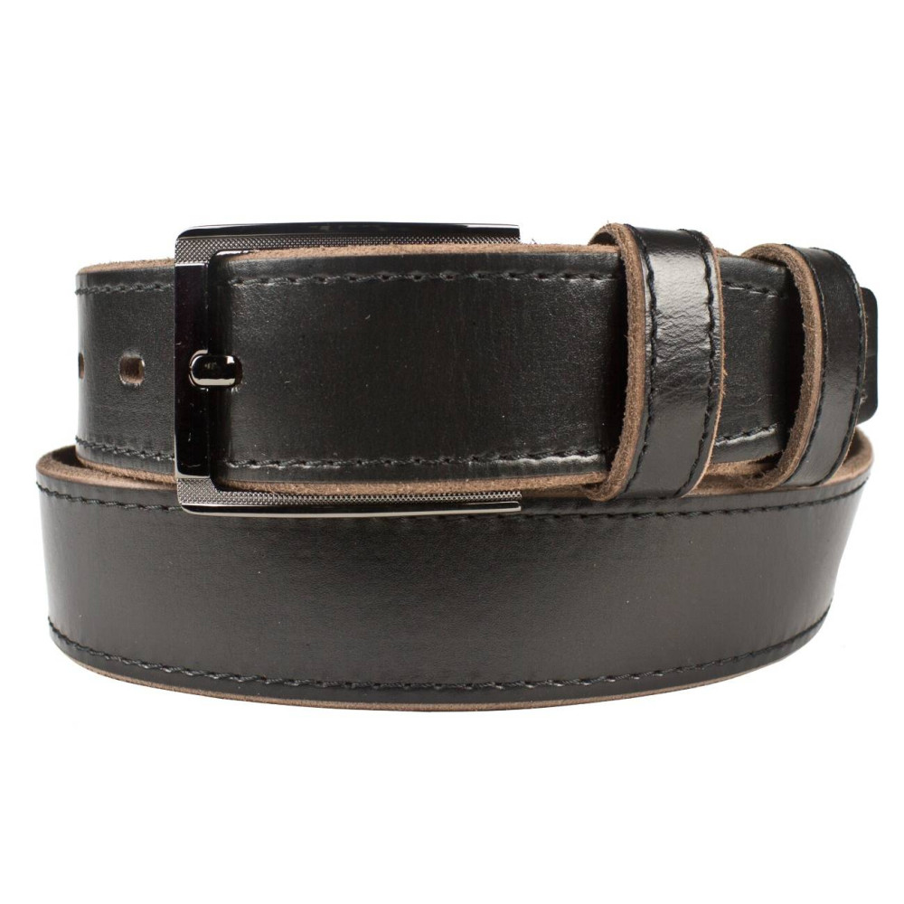 Кожаный ремень Tasini black (арт. 9030-01) Кожаный ремень Tasini black (арт. 9030-01)