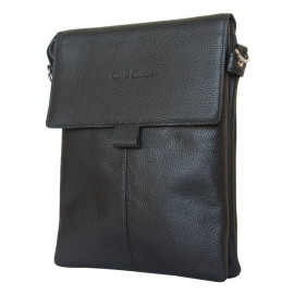 Кожаная мужская сумка Alessano black 