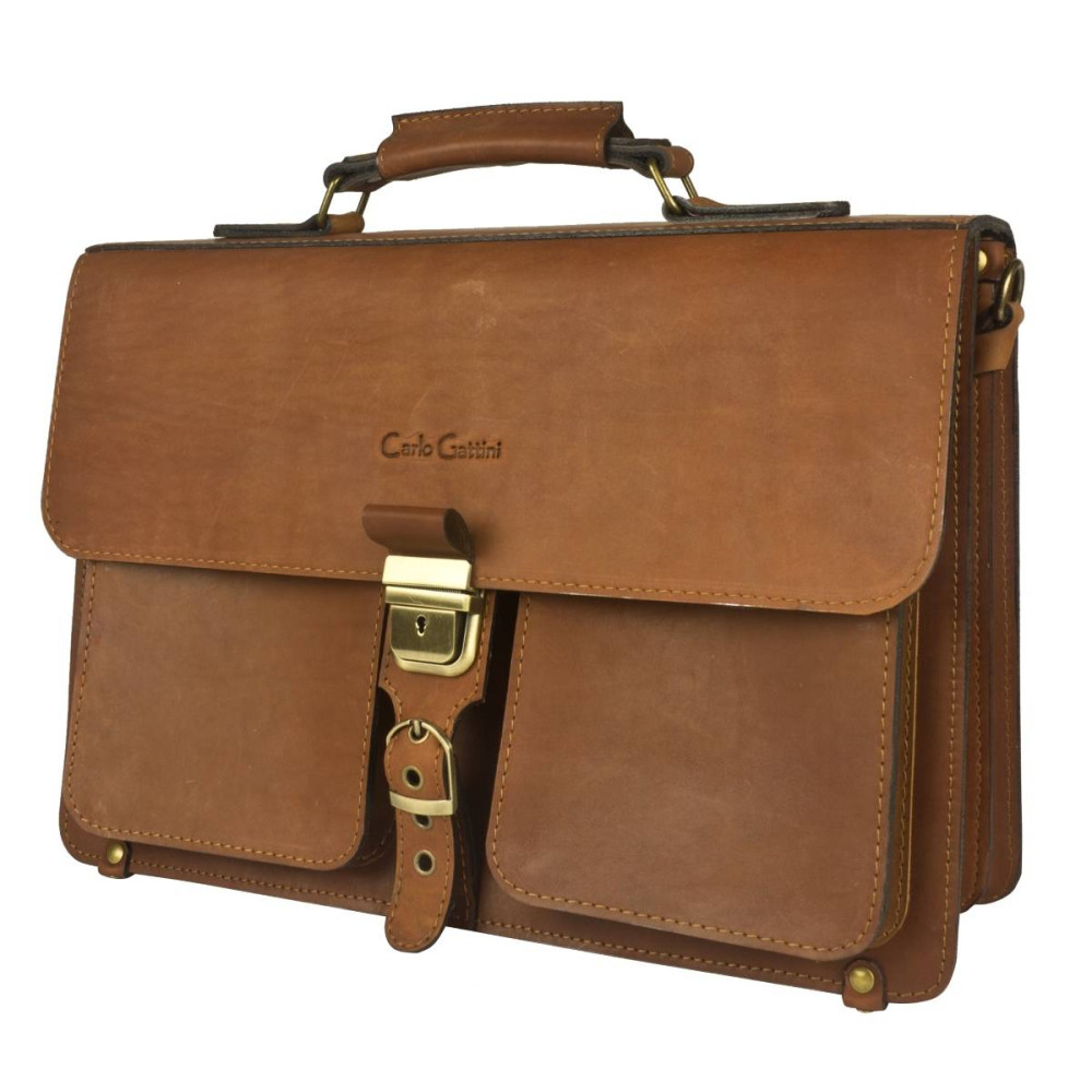 Кожаный портфель Soffranco brown (арт. 2025-31) Кожаный портфель Soffranco brown (арт. 2025-31)