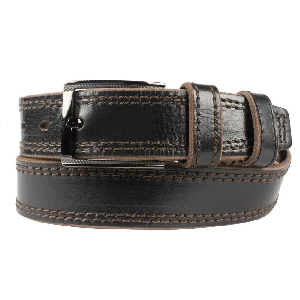 Кожаный ремень Bertoldi black (арт. 9032-01) Кожаный ремень Bertoldi black (арт. 9032-01)