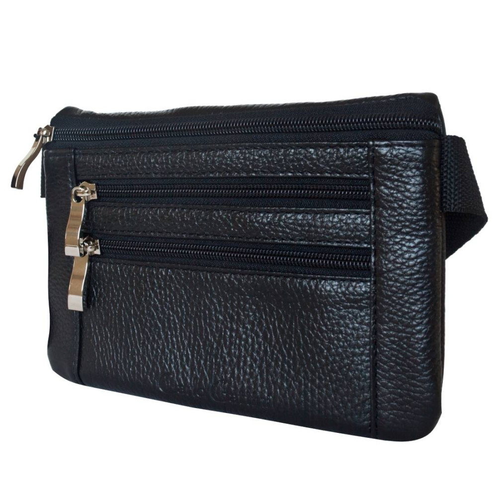 Кожаная поясная сумка Roana black (арт. 7007-01) Кожаная поясная сумка Roana black (арт. 7007-01)