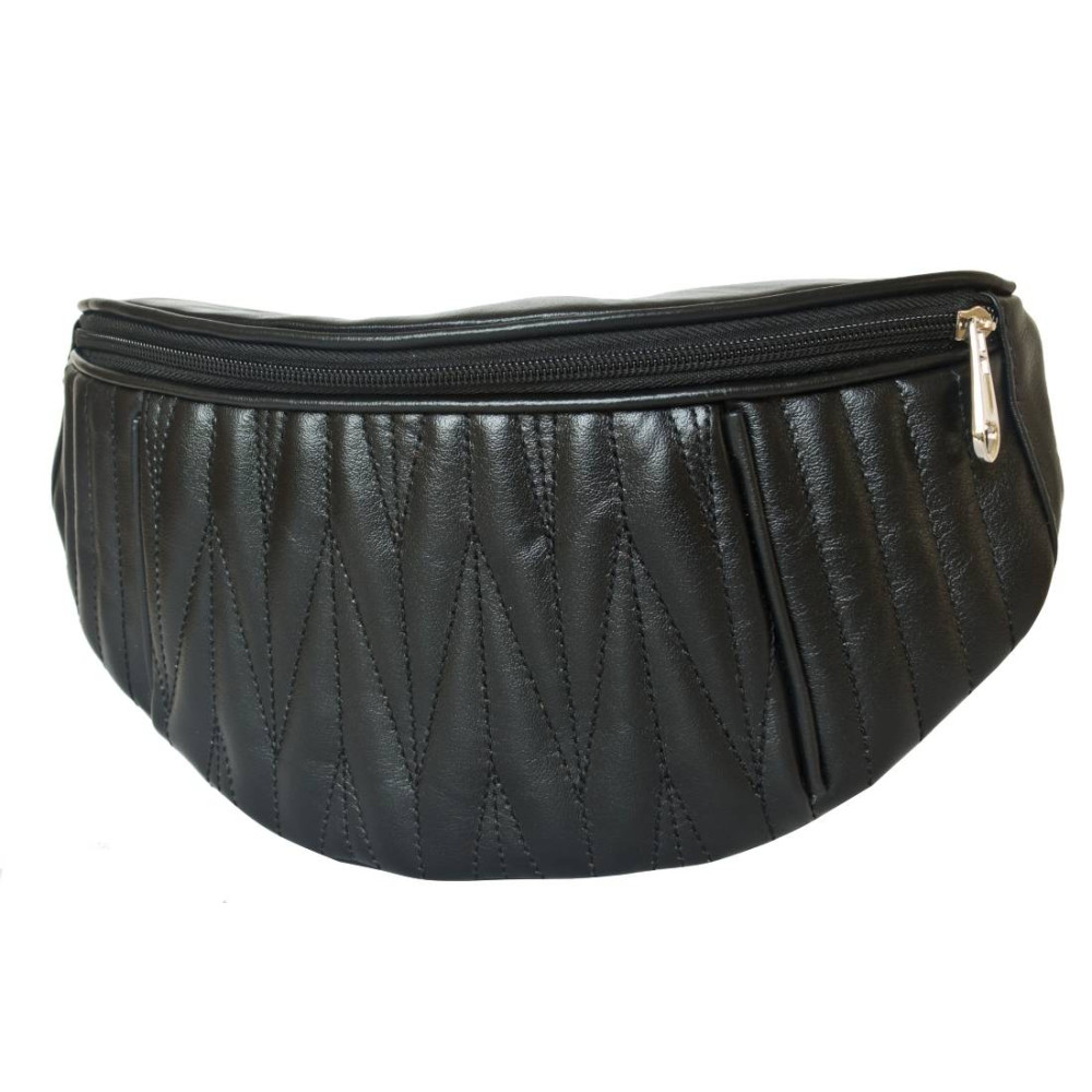 Кожаная поясная сумка Molfetta black (арт. 7008-01) Кожаная поясная сумка Molfetta black (арт. 7008-01)